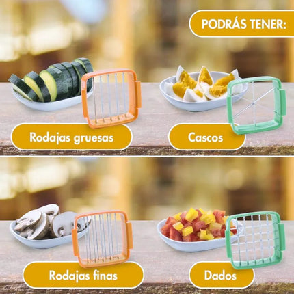 Cortador manual de verduras Nicer Dicer Quick - TV NOVEDADES TV
