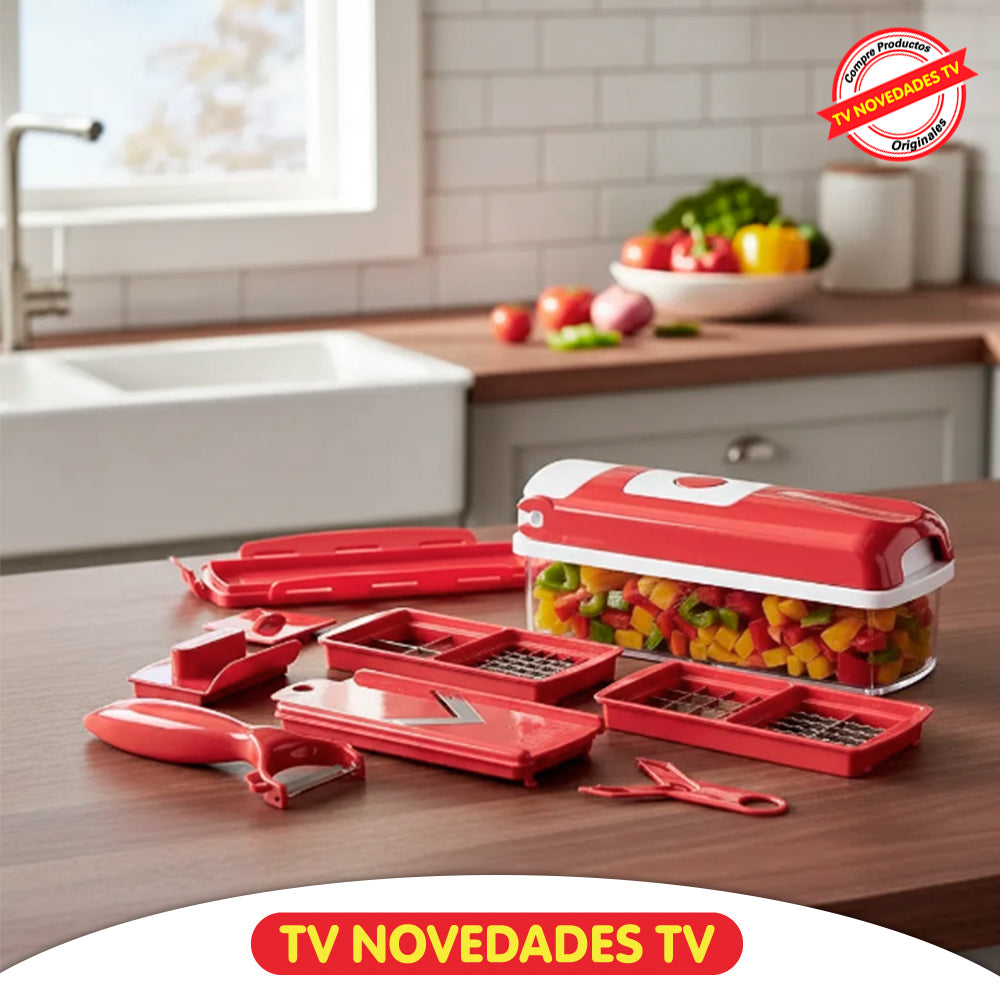Pica Todo, Ayudante De Cocina Professional Nicer Dicer Smart