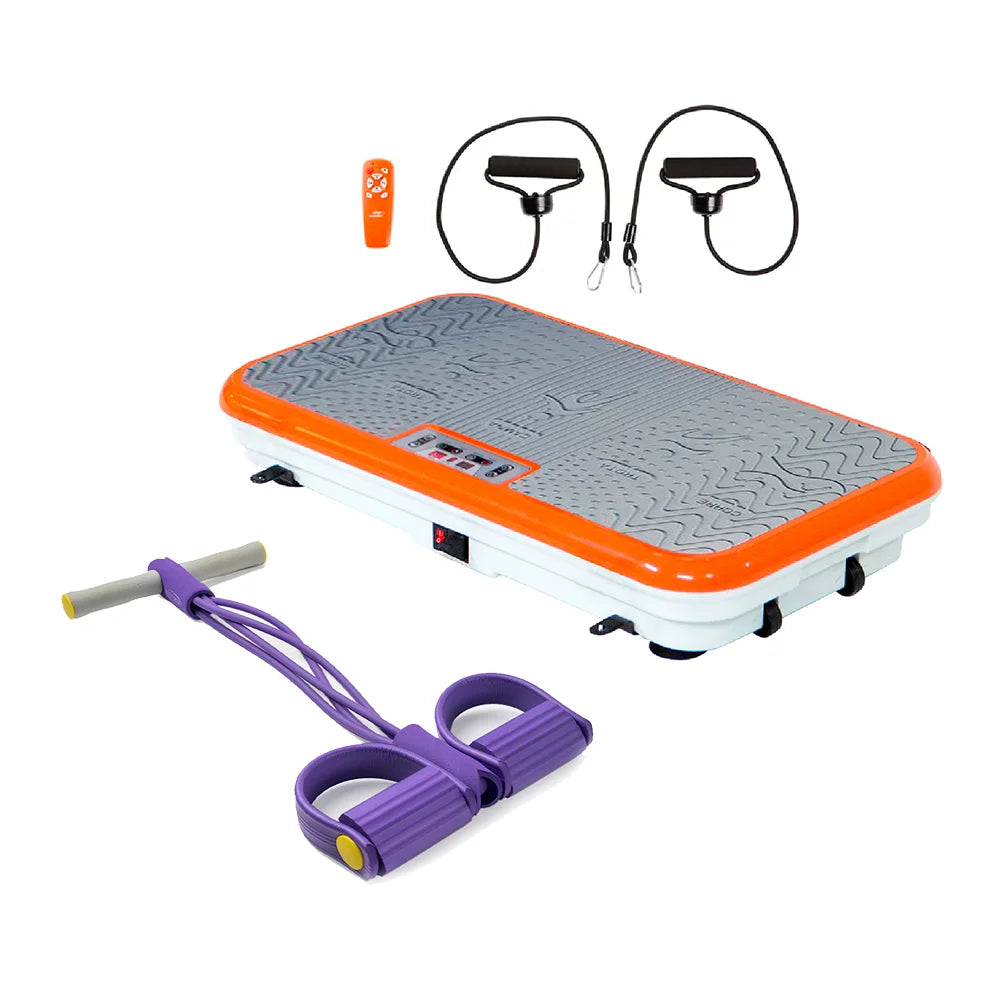 Plataforma vibratoria POWER FIT ELITE DELUXE + Bandas Elásticas EZ Cise