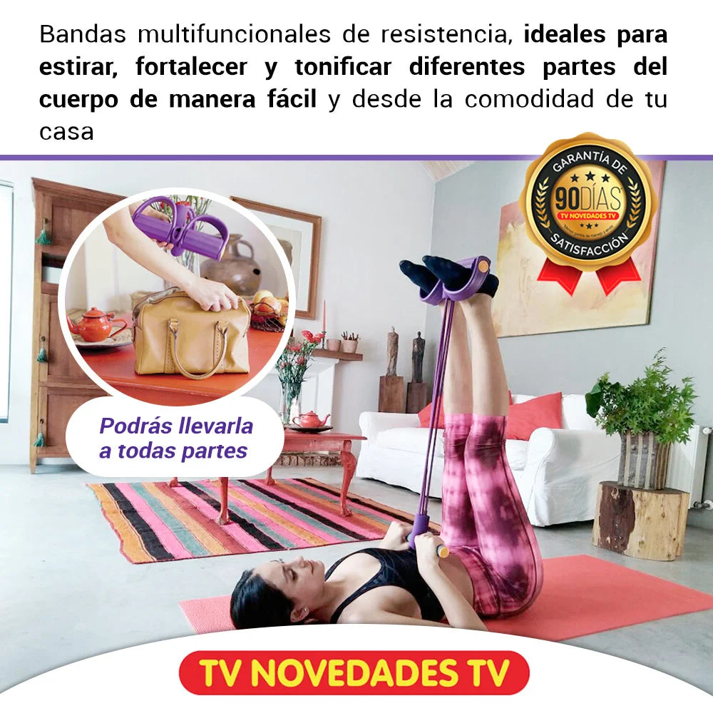 Plataforma vibratoria POWER FIT ELITE DELUXE + Bandas Elásticas EZ Cise