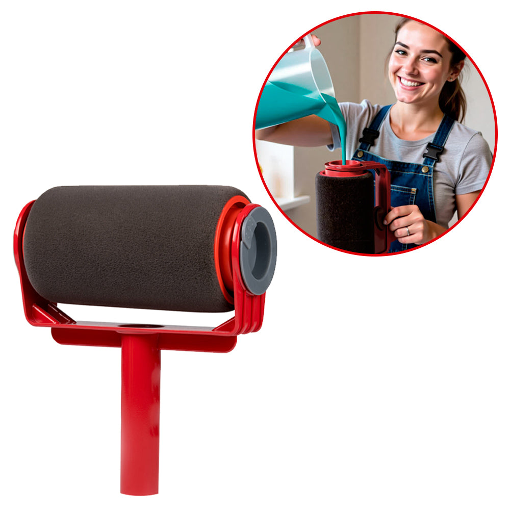 Pinta rápido, sin goteos y sin salpicaduras con el rodillo recargable Paint Racer