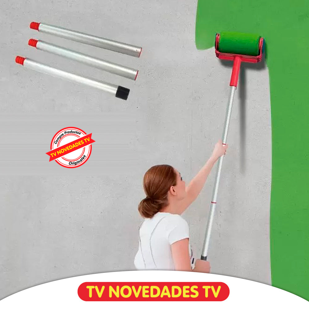 Pinta rápido, sin goteos y sin salpicaduras con el rodillo recargable Paint Racer