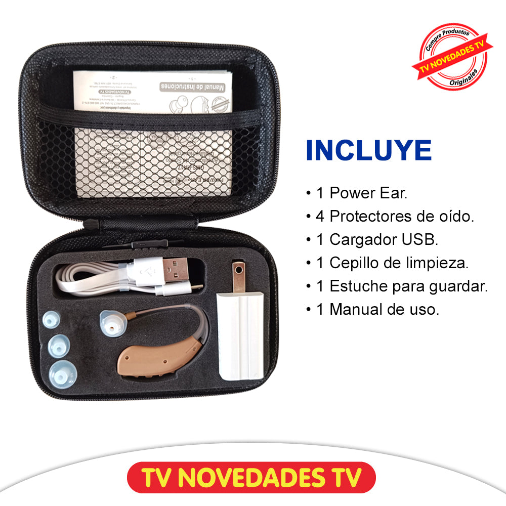 Audífono Digital Que Ajusta De Forma Independiente Los Sonidos Agudos Y Graves Power Ear