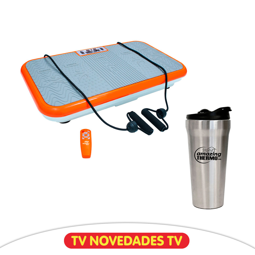 Plataforma Vibratoria Para Bajar De Peso Sin Esfuerzo Power Fit Elite