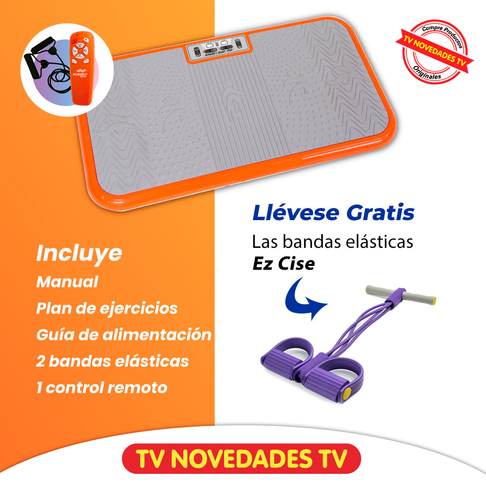 Plataforma Vibratoria Para Bajar De Peso Sin Esfuerzo Power Fit Elite