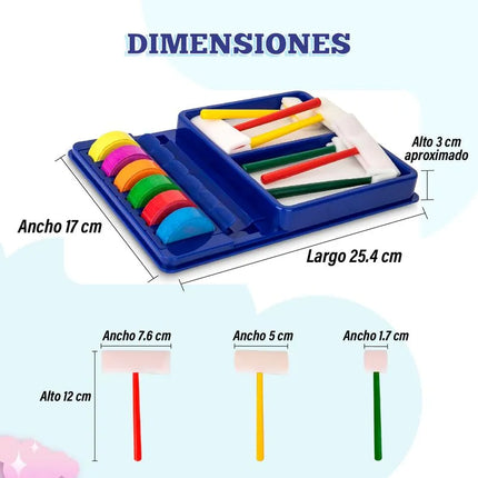 Juego de pinturas de colores lavable Rainbow Art - TV NOVEDADES TV