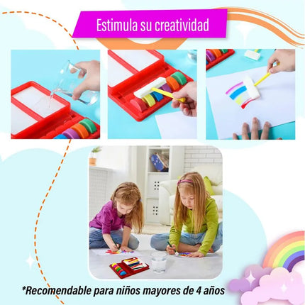 Juego de pinturas de colores lavable Rainbow Art - TV NOVEDADES TV
