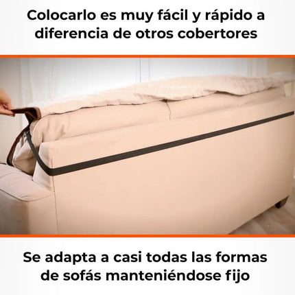 Protector de sofá doble faz Sofa Saver 1 Puesto