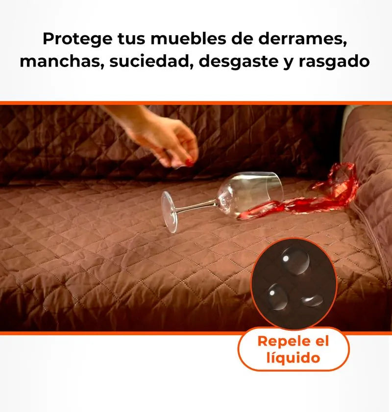 Protector de sofá doble faz Sofa Saver 1 Puesto
