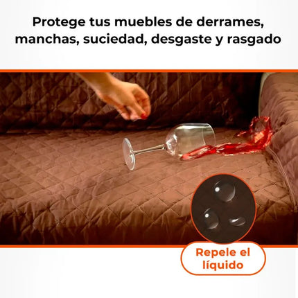 Protector de sofá doble faz Sofa Saver 1 Puesto