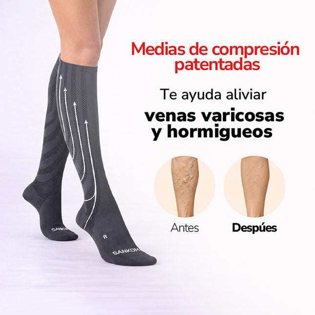 Medias de compresión, circulación y descanso Sankom Patent Socks