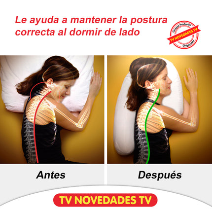 Side Sleeper Pro x 2 Almohadas Anatómica