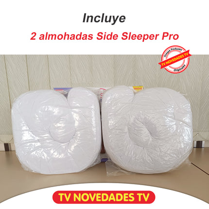 Side Sleeper Pro x 2 Almohadas Anatómica