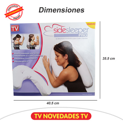 Side Sleeper Pro x 2 Almohadas Anatómica