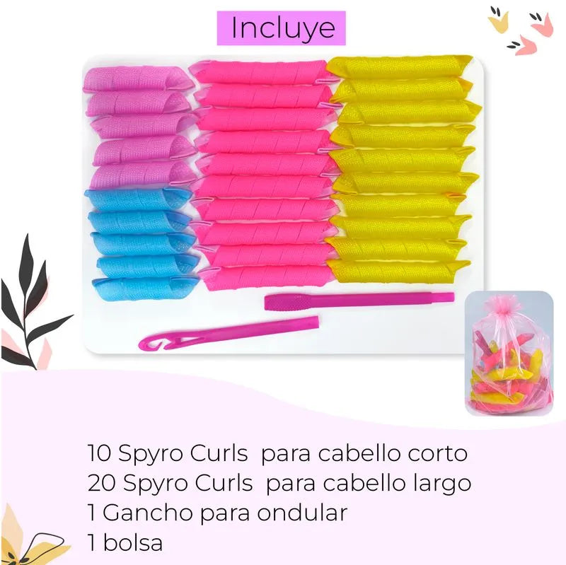 Rizador manual de cabello - Spyro Curls