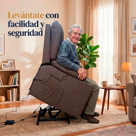 Sillón elevador masajeador térmico, reclinable Stand Up Couch Royal