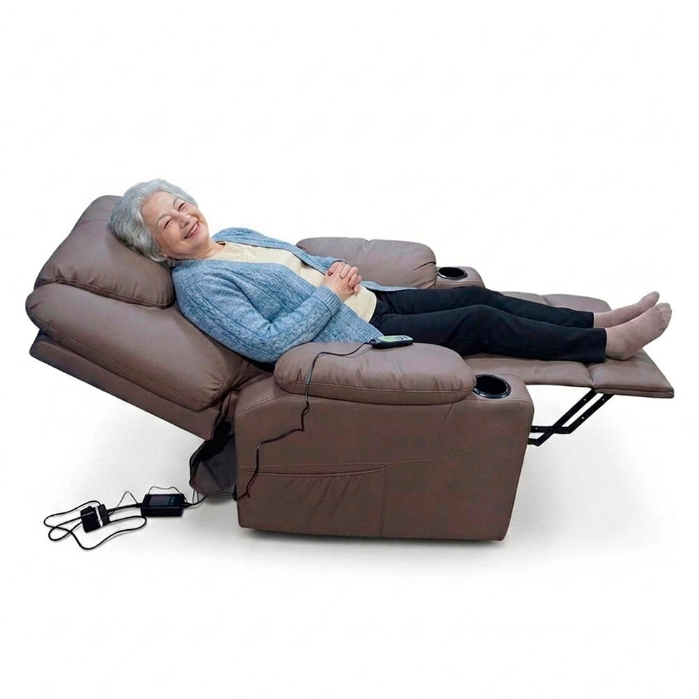 Sillón elevador masajeador térmico, reclinable Stand Up Couch Royal