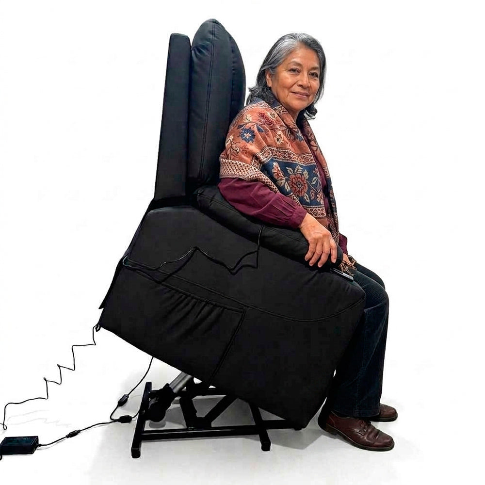 Sillón elevador masajeador térmico, reclinable Stand Up Couch Royal