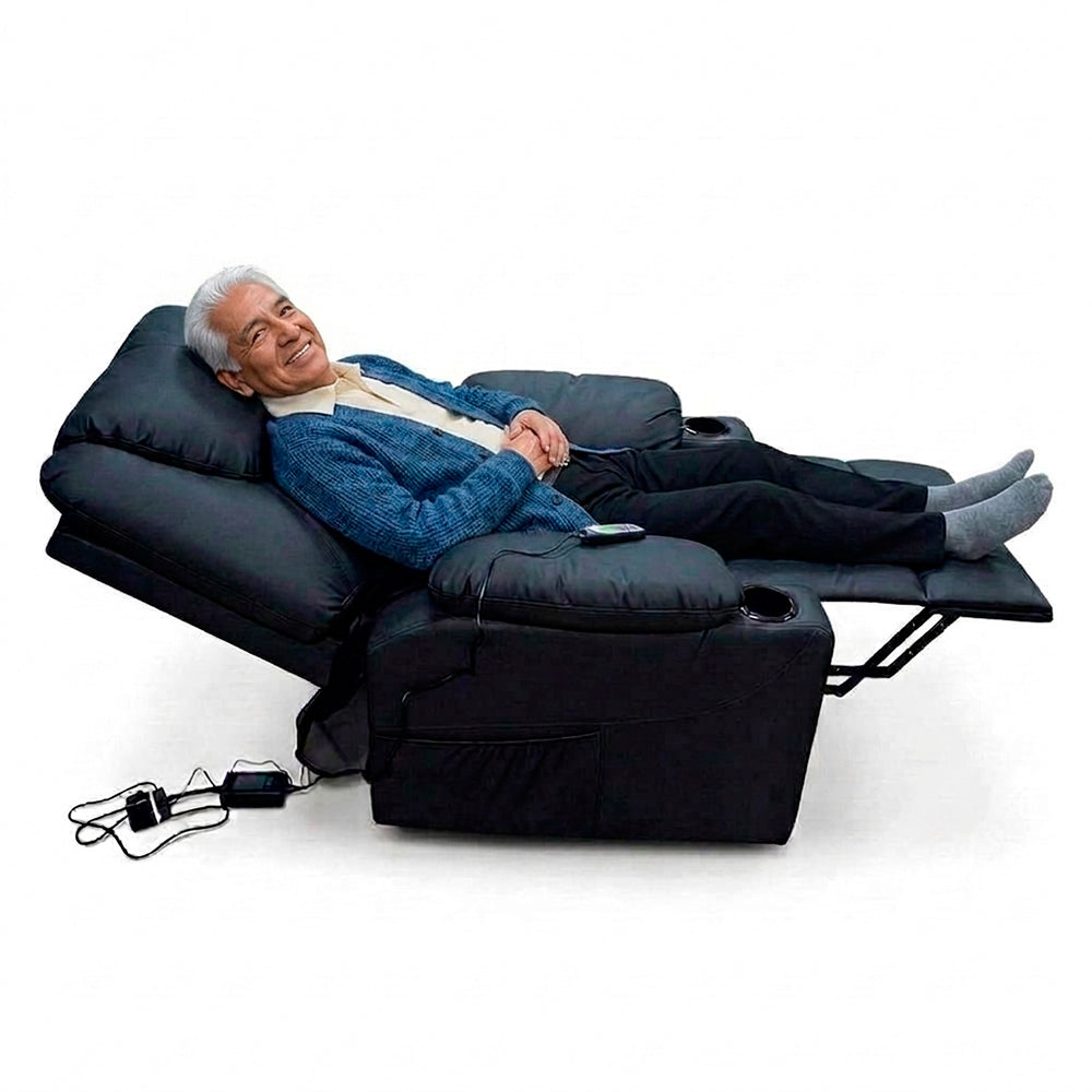 Sillón elevador masajeador térmico, reclinable Stand Up Couch Royal