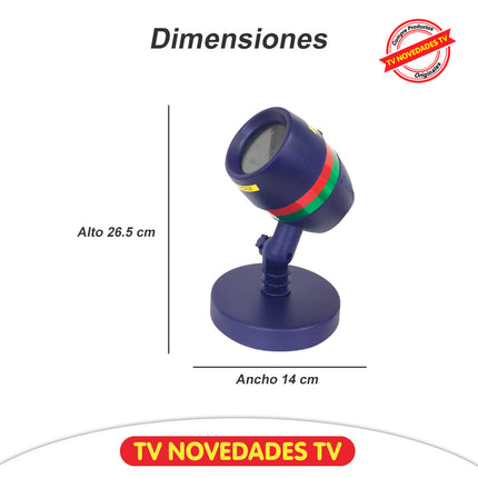 Proyector de luces móviles para decorar tu hogar Star Shower Motion - TV NOVEDADES TV