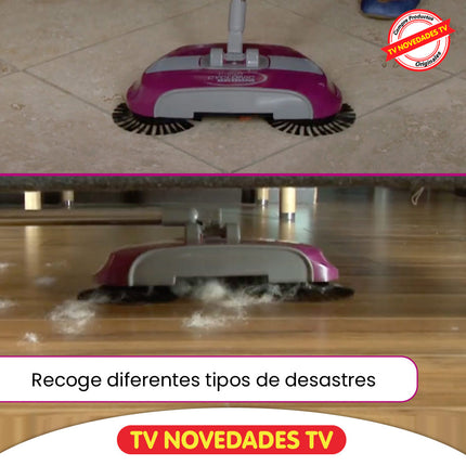 Barredora escoba rotatoria sin cables ni baterías Cyclonic Broom