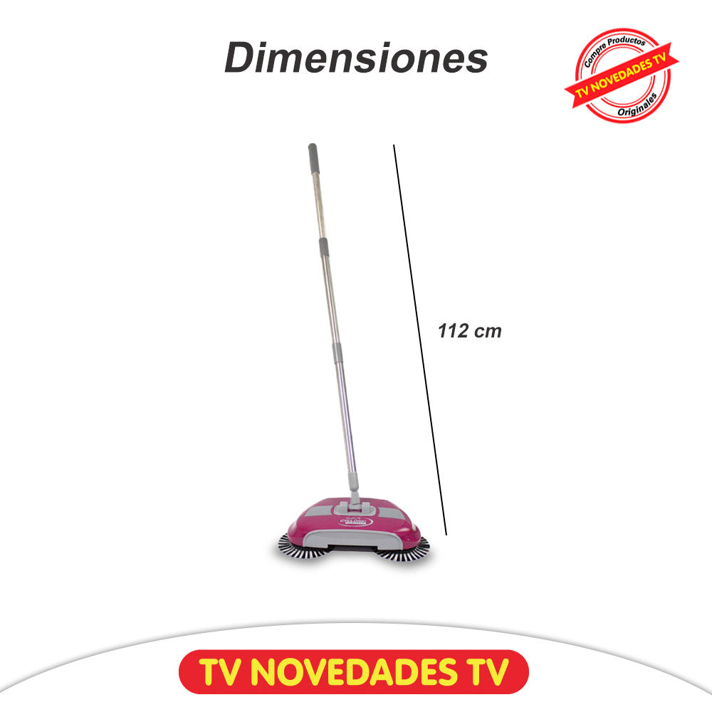 Barredora Escoba Giratoria Liviana Sin Cables Cyclonic Broom