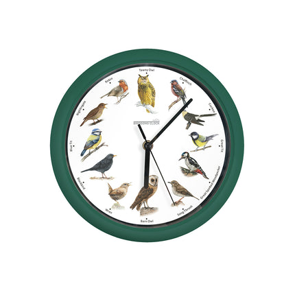 Reloj de pared con 12 cantos de aves reales Starlyf Birdsong