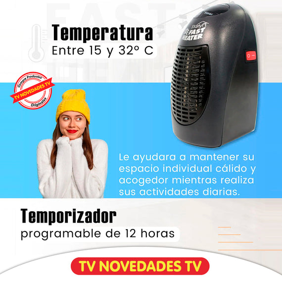 Calentador personal eléctrico portátil - Starlyf Fast Heater