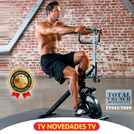 Ejercita todos tus músculos al mismo tiempo con un movimineto de bajo impacto con Total Crunch Evolution.