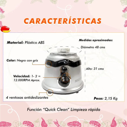 Multiprocesador de alimentos Ultramaxx Pro