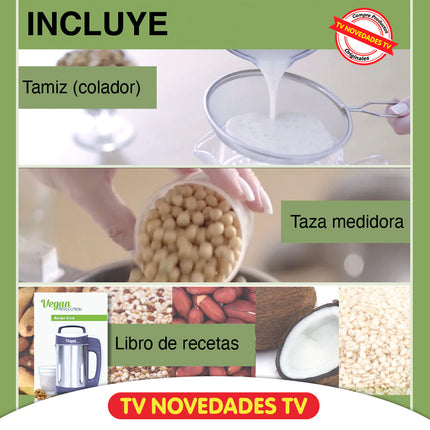Vegan Revolution-Procesador de bebidas vegetales saludables