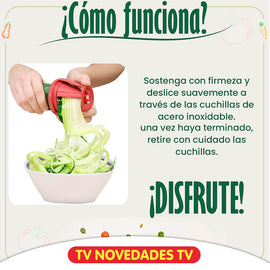 Espiralizador de verduras y vegetales Vegitrim