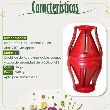 2 Cortadores espiralizador de verduras y vegetales Vegitrim - TV NOVEDADES TV