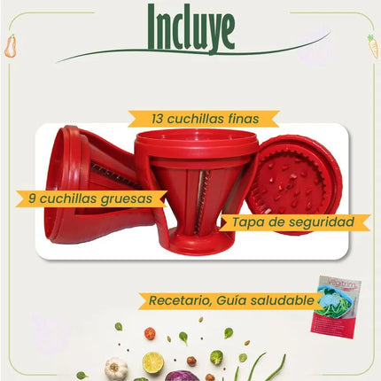 2 Cortadores espiralizador de verduras y vegetales Vegitrim - TV NOVEDADES TV