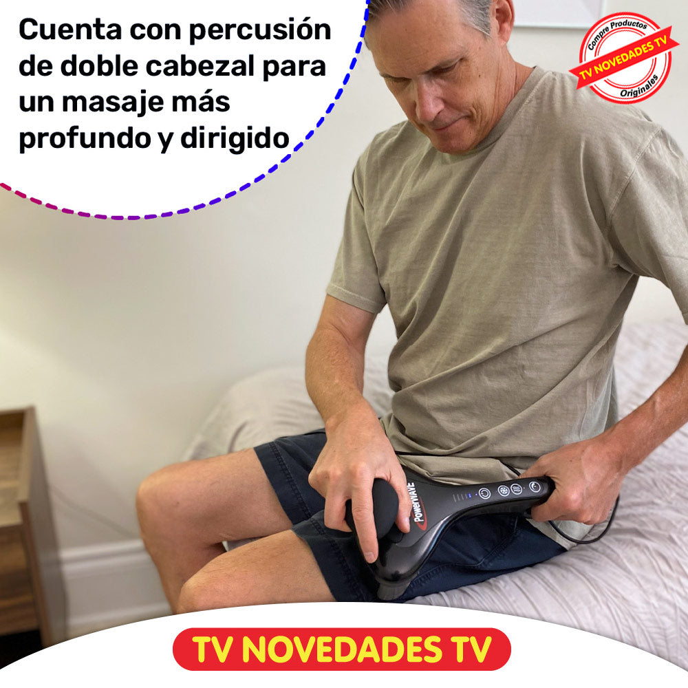 Masaje Muscular Vibratorio Percusión Frío Y Calor Wave Plus