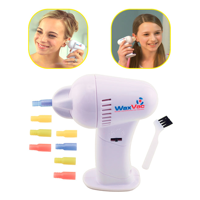 Limpiador de oídos portátil, seguro e inalámbrico Wax Vac