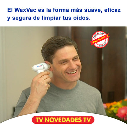 Limpiador de oídos portátil, seguro e inalámbrico Wax Vac