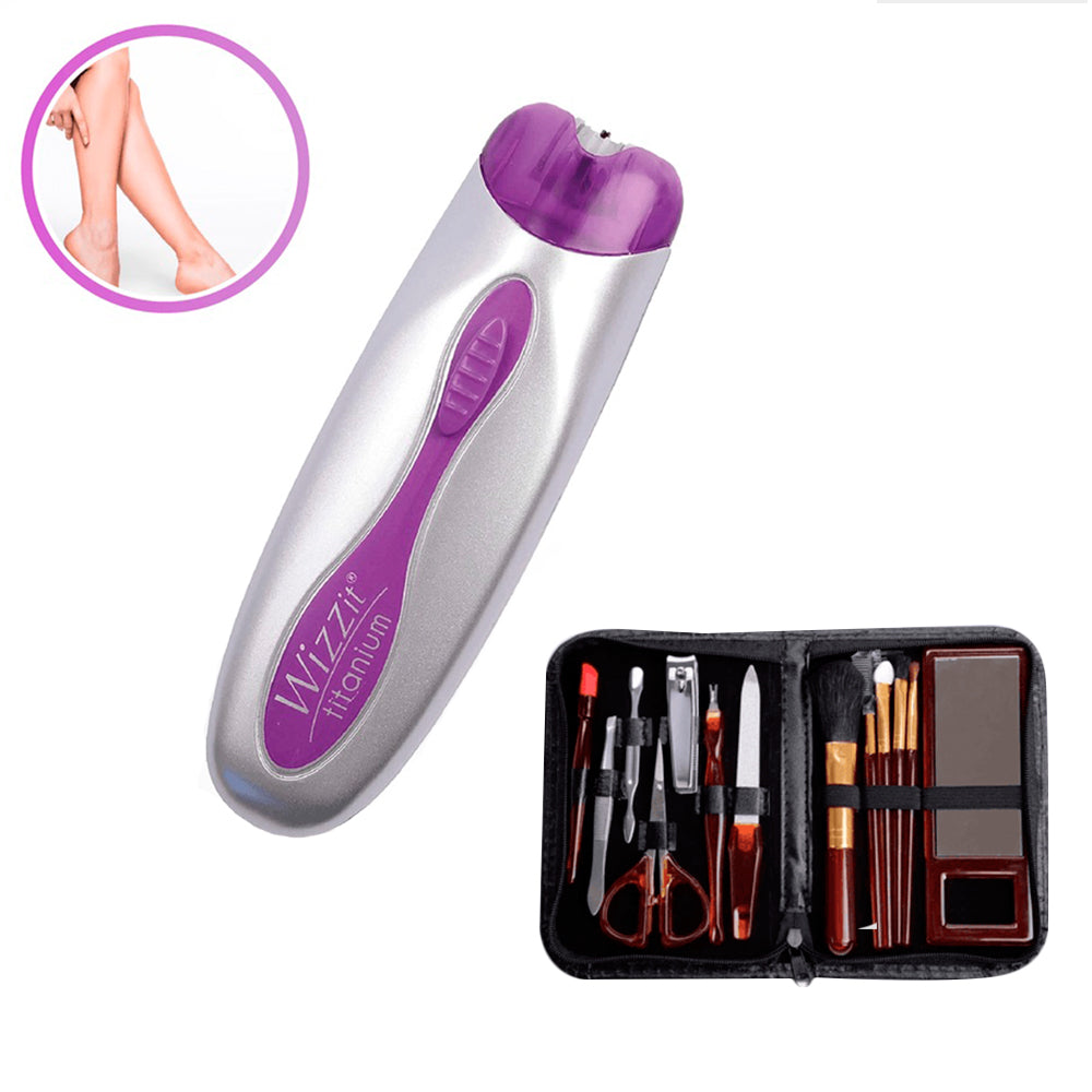 Depilador eléctrico y portátil, para remover el vello sin dolor, ni irritación Wizzit Titanium