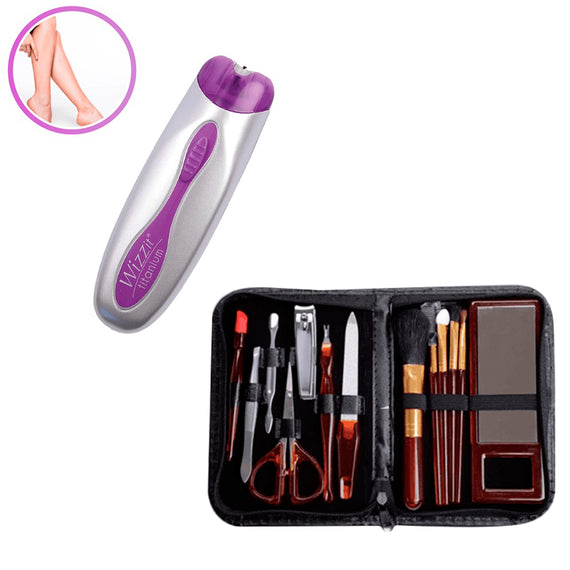 Depilador eléctrico y portátil, para remover el vello sin dolor, ni irritación Wizzit Titanium