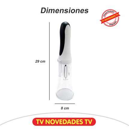 Pelador de verduras 3 en 1 con recipiente integrado Xpert Peel