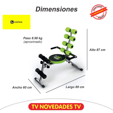 Define tu abdomen y esculpe tus oblicuos en tiempo récord GymForm Ab Celerate - TV NOVEDADES TV